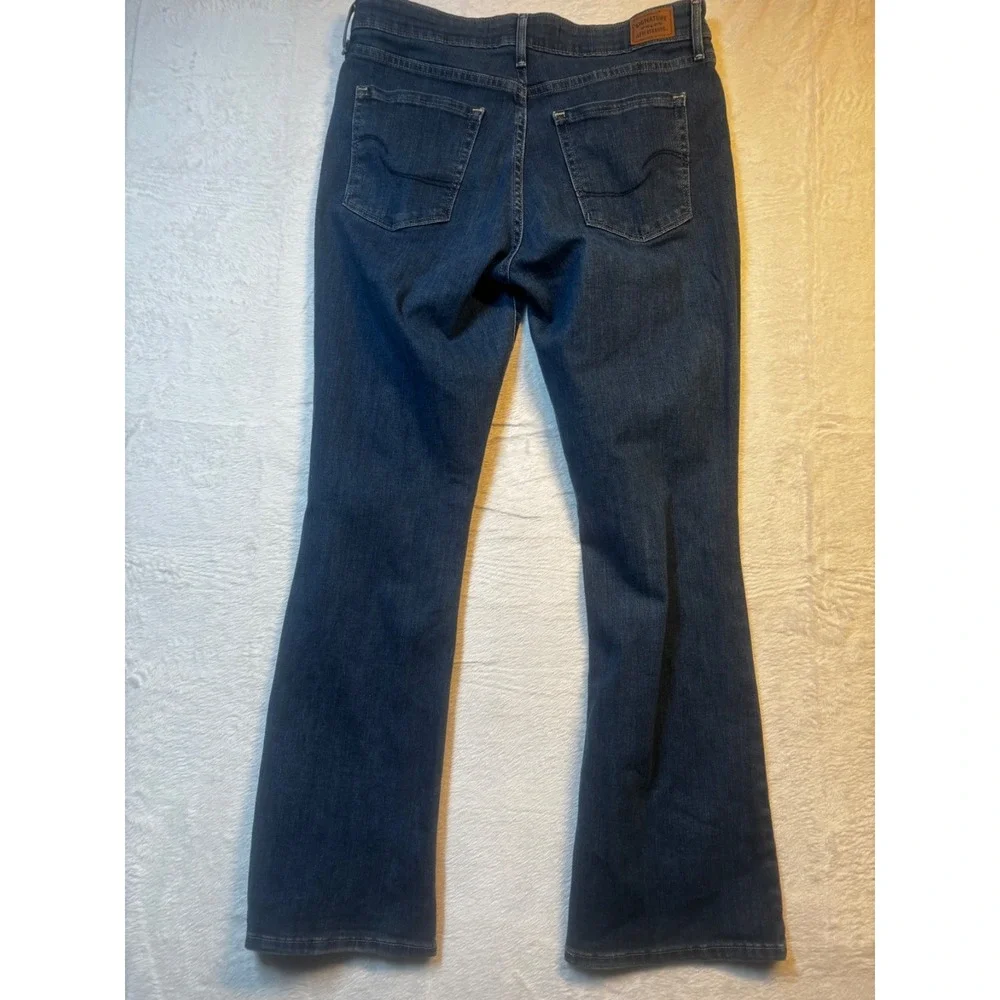 Levi Signature Jeans‎ Mens 30x28.5 Mid Rise Bootcut Dark Wash Denim